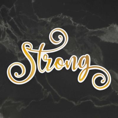 Couture Creations Cut, Foil and Emboss Die - Strong